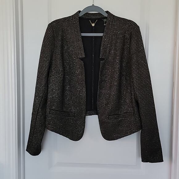 NWT C. Wonder Metallic Tweed Jacket, L - Picture 1 of 8